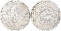 France 10 Euro Centre, MDP, Silver -
