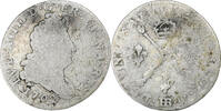 France 5 Sols aux insignes Louis XIV, Strasbourg, Silver -