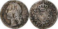France 1/10 Écu au bandeau Louis XV, 1758?, Paris, Silver -