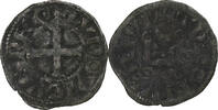 France Denier Tournois Louis VIII-IX, Billon -