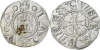ITALIAN STATES Denaro Republic of Genoa, Genoa, Billon -