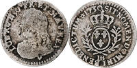 France 1/20 Ecu aux branches d'olivier Louis XV, Strasbourg, Silver -