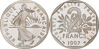 France 2 Francs Semeuse, Paris, Proof, Nickel, Gadoury:547b -