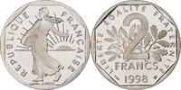 France 2 Francs Semeuse, Paris, Proof, Nickel, Gadoury:547b -