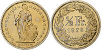 Switzerland 1/2 Franc Helvetia, Bern, Proof, Copper-nickel -