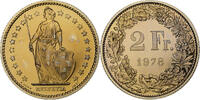 Switzerland 2 Francs Helvetia, Bern, Proof, Copper-nickel -