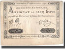 France 5 Livres 1791-11-01, KM:A50, Lafaurie:145 -