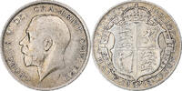 Great Britain 1/2 Crown George V, London, Silver, KM:818.1 -