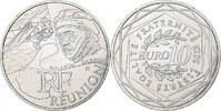 France 10 Euro Réunion, MDP, Silver -