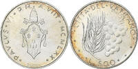 Vatican 500 Lire Paul VI, Rome, Silver, KM:123 -