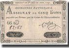 France 5 Livres 1791-11-01, KM:A50, Lafaurie:145 -