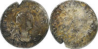 France 4 Sols aux 2 L Louis XIV, Rouen, réformé, Silver -
