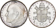 Vatican 500 Lire John Paul II, Rome, Silver, KM:148 -