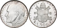 Vatican 500 Lire John Paul II, Rome, Silver, KM:148 -