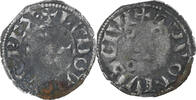 France Denier Tournois Louis VIII-IX, Billon -