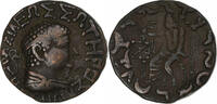 Tetradrachm Baktrian Kingdom, Hermaios, Bronze -