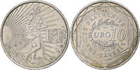 France 10 Euro Semeuse, MDP, Silver -