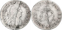 France 4 Sols aux 2 L Louis XIV, Paris, Silver, Gadoury:106 -