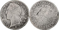 France 1/10 Écu au bandeau Louis XV, Bordeaux, Silver -