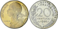 France 20 Centimes Marianne, MDP, Piéfort, Copper-nickel Aluminium -