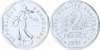 France 2 Francs Semeuse, MDP, Piéfort, Silver -