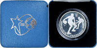 France 100 Francs Basketball, le Dribble, MDP, Proof, Silver -