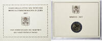 Vatican 2 Euro Francis, 1950th anniversary, martyrdom of Saint Peter and Saint -
