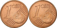 France Euro Cent Error double observe, Copper Plated Steel -
