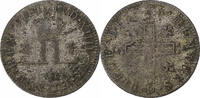 France XXX Deniers aux 2 L couronnés Louis XIV, Lyon, Billon -