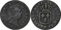 France Sol à la vieille tête Louis XV, Lille, Copper -