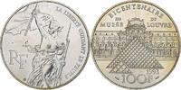 France 100 Francs Liberté guidant le peuple, MDP, Silver -