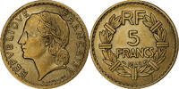 France 5 Francs Lavrillier, Castelsarrasin, Cupro-Aluminium -