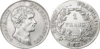 France 1 Franc Napoleon I, Paris, Silver, Gadoury:442 -