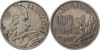France 100 Francs Cochet, Paris, Chouette, Copper-nickel -