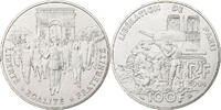 France 100 Francs Libération de Paris, MDP, Silver -