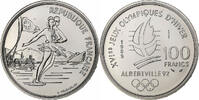 France 100 Francs 1992 Olympics, Albertville, Figure skating, MDP -