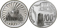 France 100 Francs Sainte-Mère-Eglise, MDP, Proof, Silver -