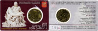 Vatican 50 Euro Cent Benedict XVI, Coin card n°4, Rome, Nordic gold -