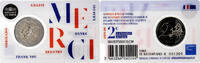 France 2 Euro Recherche médicale, MERCI, Coin Card. BU, MDP -