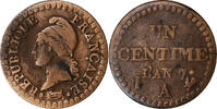 France 1 Centime Dupré, Paris, Copper, Gadoury:76 -