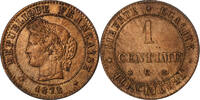 France 1 Centime Cérès, Bordeaux, Bronze, Gadoury:88 -