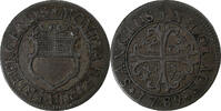 Switzerland 2 Kreuzer Fribourg, Fribourg, Billon, KM:47 -