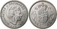 Denmark 5 Kroner Margrethe II, Copenhagen, Copper-nickel -