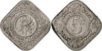 Netherlands 5 Cents Wilhelmina I, Copper-nickel, KM:153 -