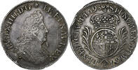 France 1/2 Ecu de Flandre aux palmes Louis XIV, Lille, Silver -