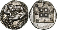 Tetradrachm Macedonia, Akanthos, Silver, HGC:3.1-391 -