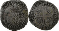 France Douzain aux deux H Henri IV, Chambéry, 1st Type, Billon -