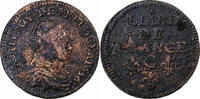 France Liard de France Louis XIV, Caen, Copper, C2G:48 -