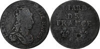 France Liard de France Louis XIV, Meung-sur-Loire, Copper -