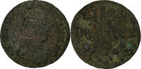 France Liard de France Louis XIV, Besançon, Copper, C2G:180 -